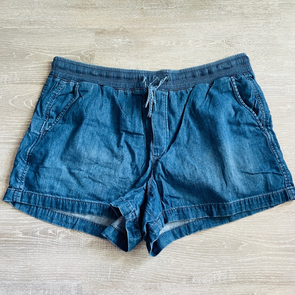 Denim blue shorts